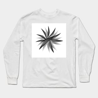 Radial grey gradient background Long Sleeve T-Shirt